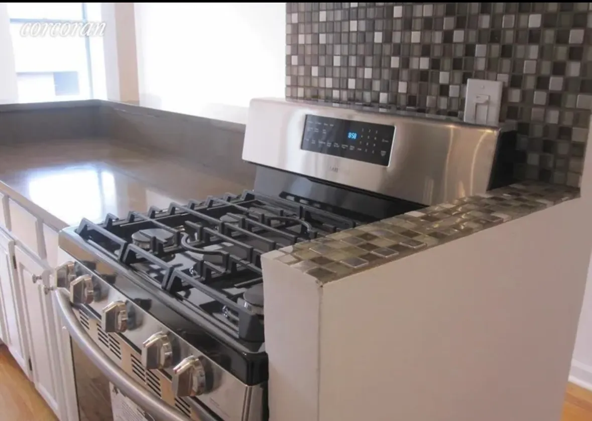 a close view of stove top oven
