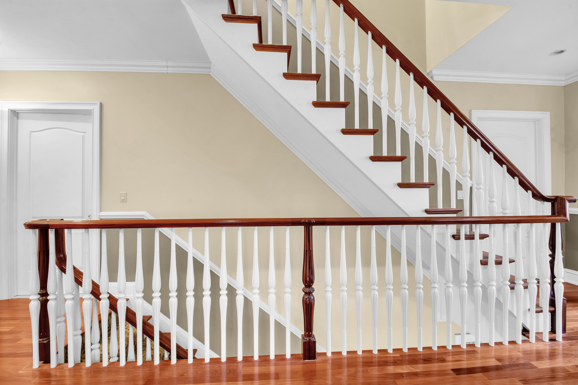 68 Circle Road Staten Island, NY 10304 - Photo 21 of 38 a view of staircase with railing and white walls