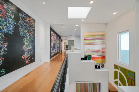 a view of a living room and a window