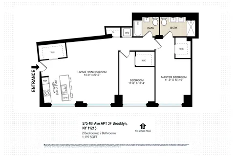 a picture of a bench in front of a window