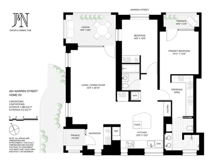 $1,950,000 | 450 Warren Street, Unit 2D | Boerum Hill