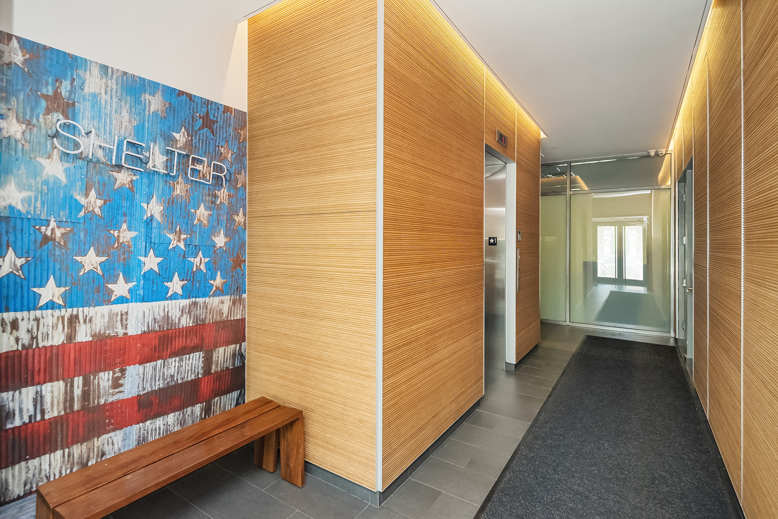 280 Metropolitan Avenue, Unit 3E Brooklyn, NY 11211 - Photo 8 of 12 a view of a door and wooden floor