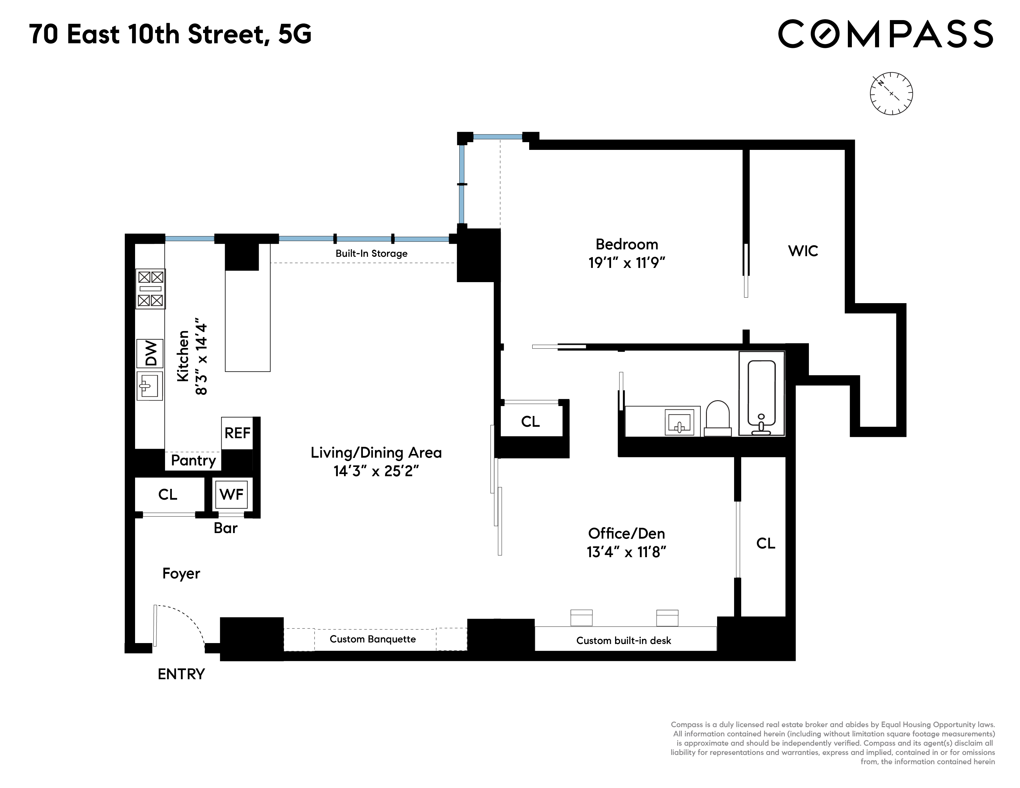 70 East 10th Street, Unit 5G Manhattan, NY 10003 - Photo 15 of 16 Gallery Image 15