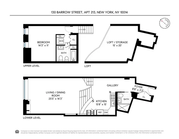 $10,495 | 130 Barrow Street, Unit 213 | West Village