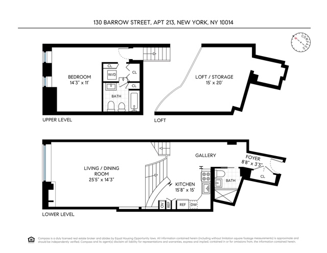 130 Barrow Street, Unit 213 Manhattan, NY 10014 - Photo 2 of 3