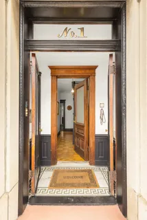 a view of a entryway door