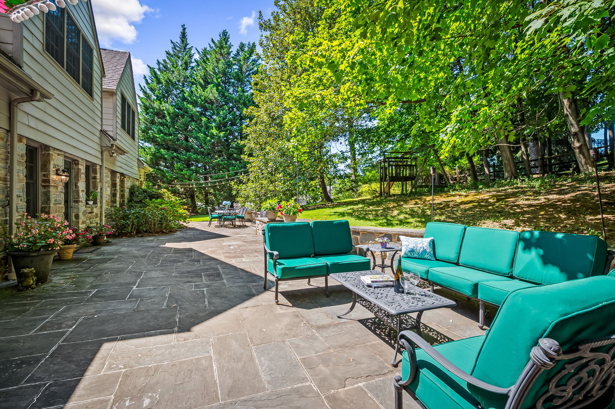 910 Army Road Towson, MD 21204 - Photo 55 of 62 a view of backyard with outdoor seating and green space