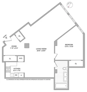 $1,025,000 | 145 Park Place, Unit 3D | Park Slope