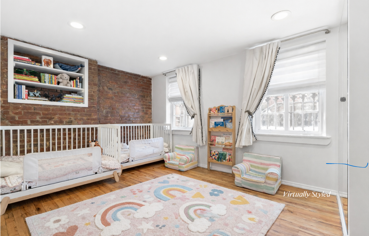 279 Cumberland Street, Unit 1 Brooklyn, NY 11238 - Photo 4 of 7 a bedroom with furniture and a window