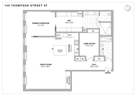 $3,395,000 | 468 West Broadway, Unit 5F | SoHo