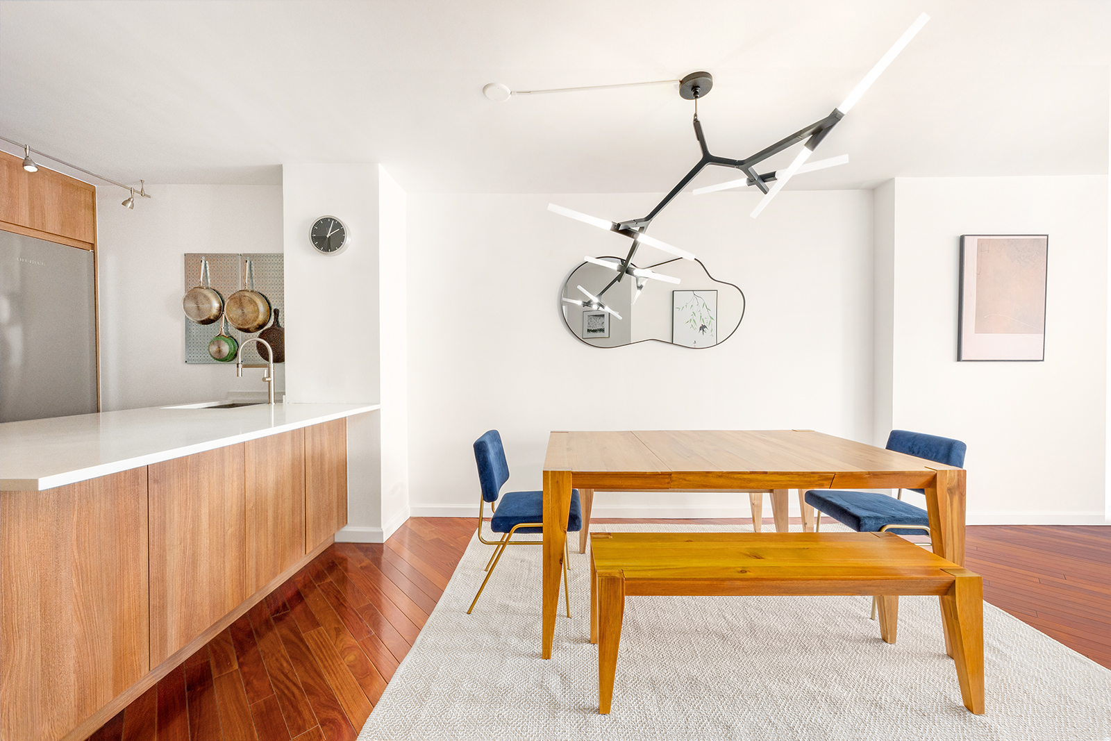 225 West 83rd Street, Unit 8L Manhattan, NY 10024 - Photo 5 of 18 a hallway with a table and white walls