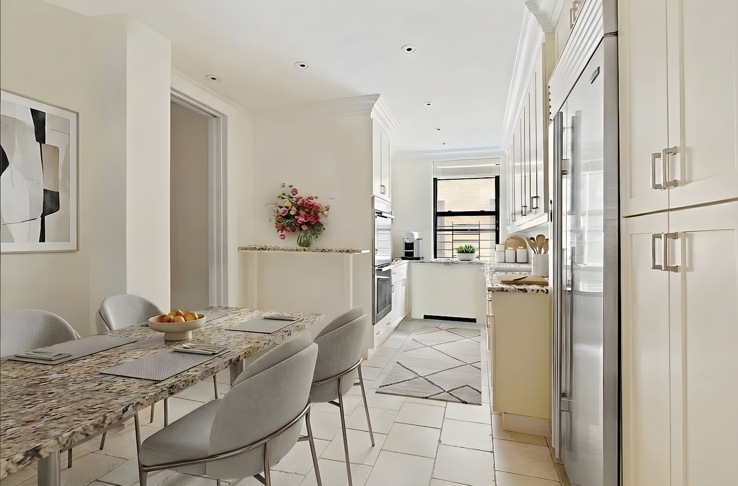 905 West End Avenue, Unit 112 Manhattan, NY 10025 - Photo 3 of 12 a view of a dining room with furniture