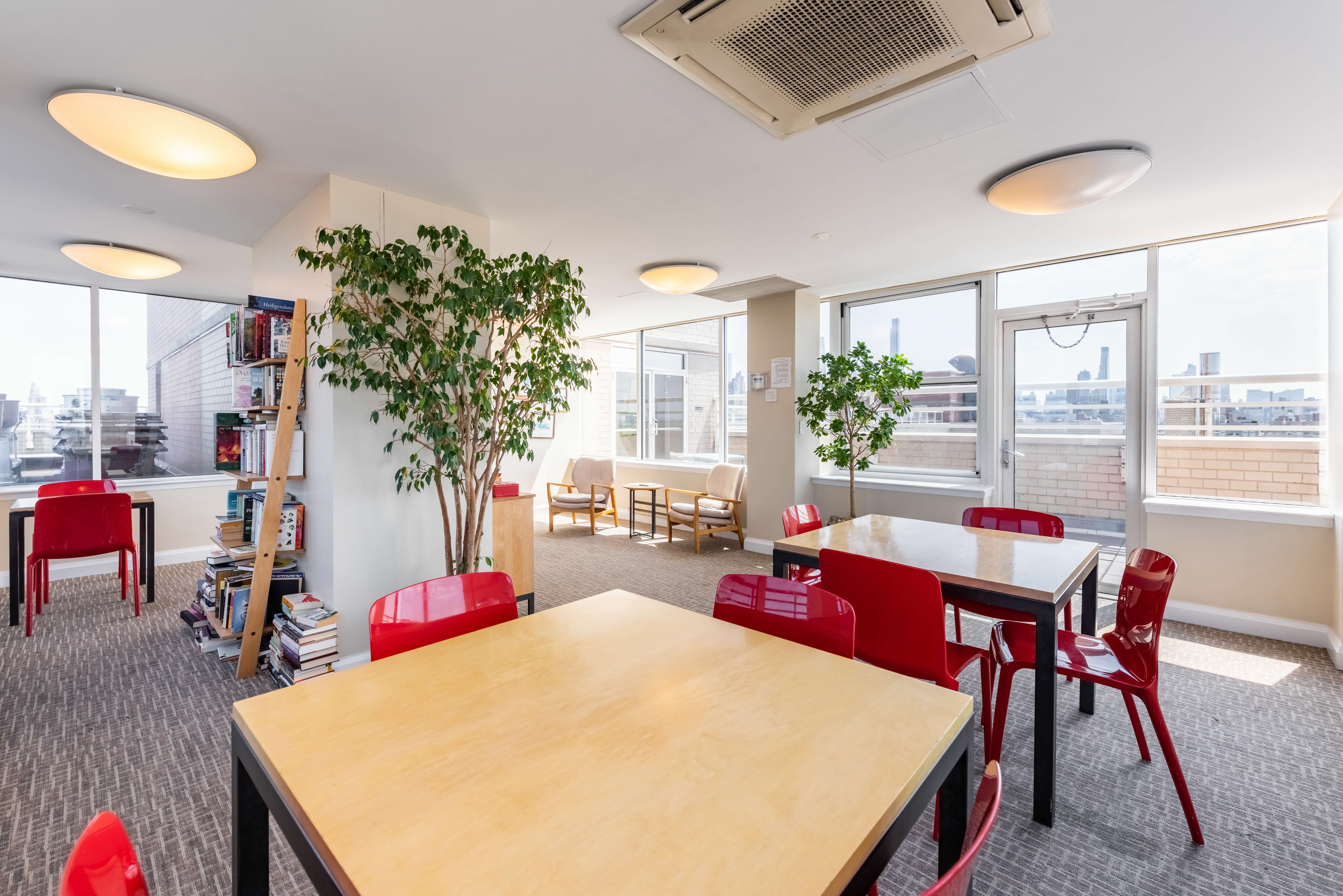2373 Broadway, Unit 630 Manhattan, NY 10024 - Photo 12 of 17 a dining room with furniture and window