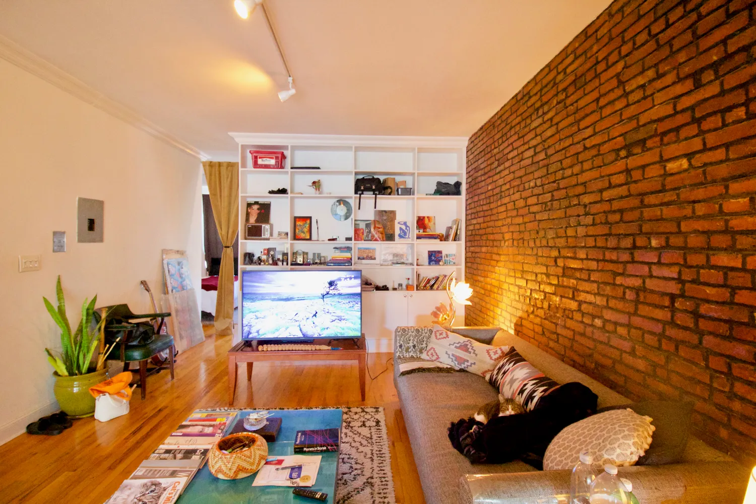 a room with storage and utility