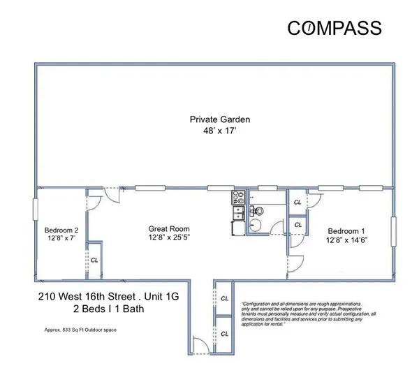 $6,900 | 210 West 16th Street, Unit 1G | Chelsea