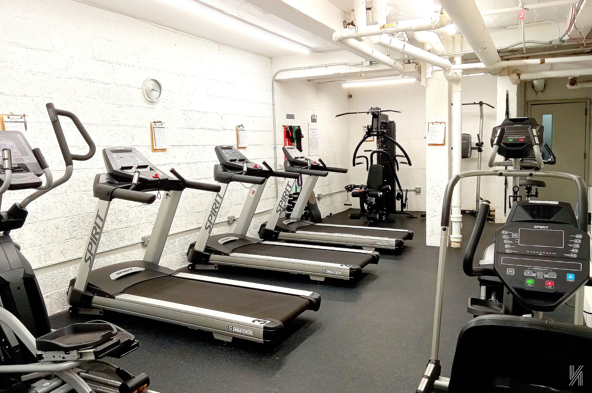 34-41 85th Street, Unit 1X Queens, NY 11372 - Photo 20 of 24 a view of a room with gym equipment