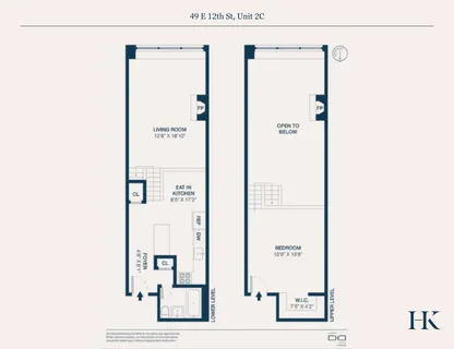 $860,000 | 49 East 12th Street, Unit 2C | Greenwich Village