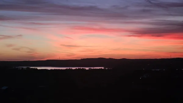 a view of sunset