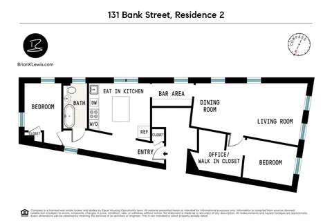 $1,995,000 | 131 Bank Street, Unit 2 | West Village