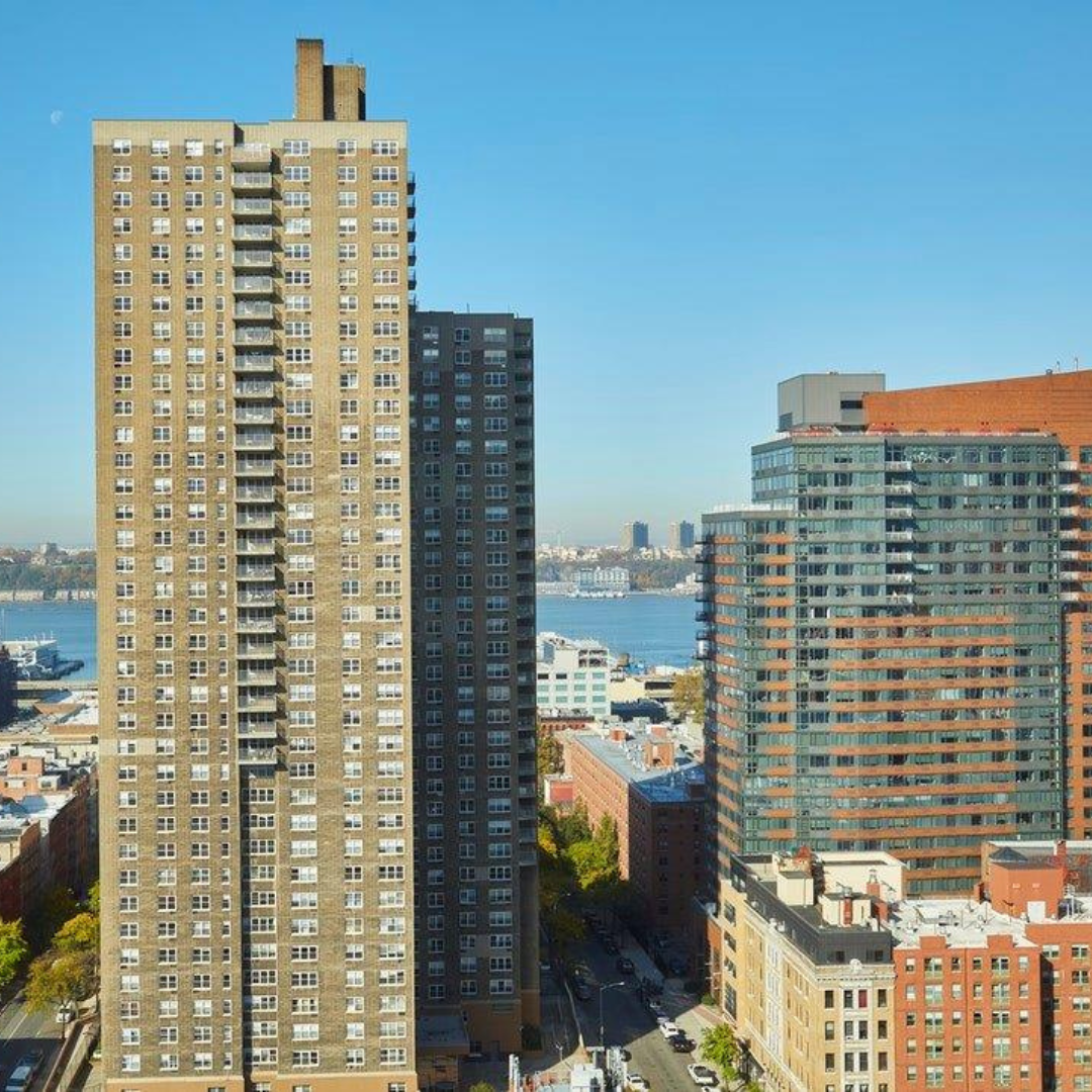 425 West 50th Street, Unit 15G Manhattan, NY 10019 - Photo 13 of 14 a view of a city with tall buildings