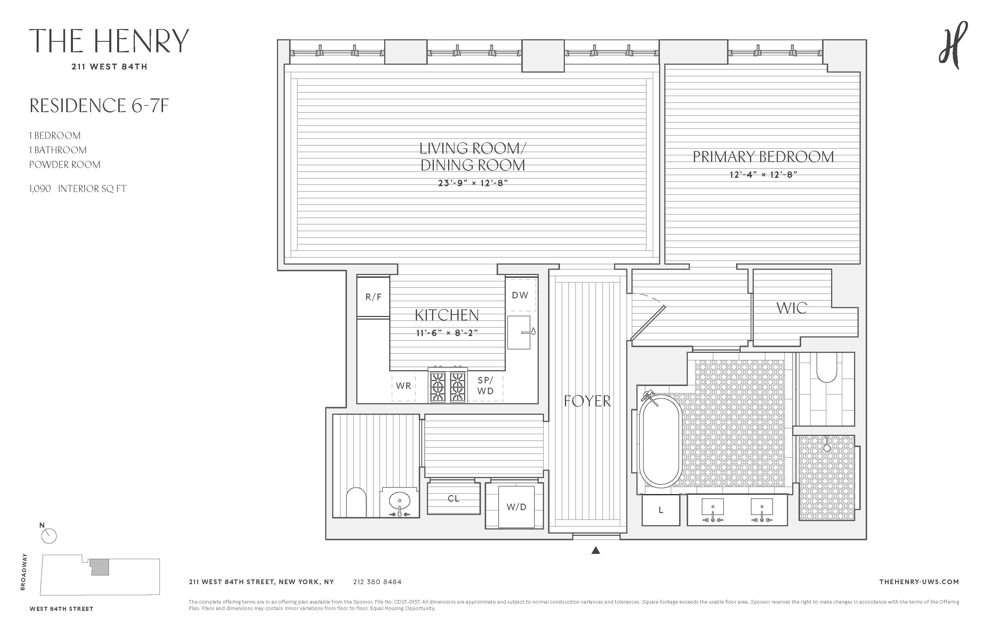 211 West 84th Street 6F Upper West Side New York NY 10024