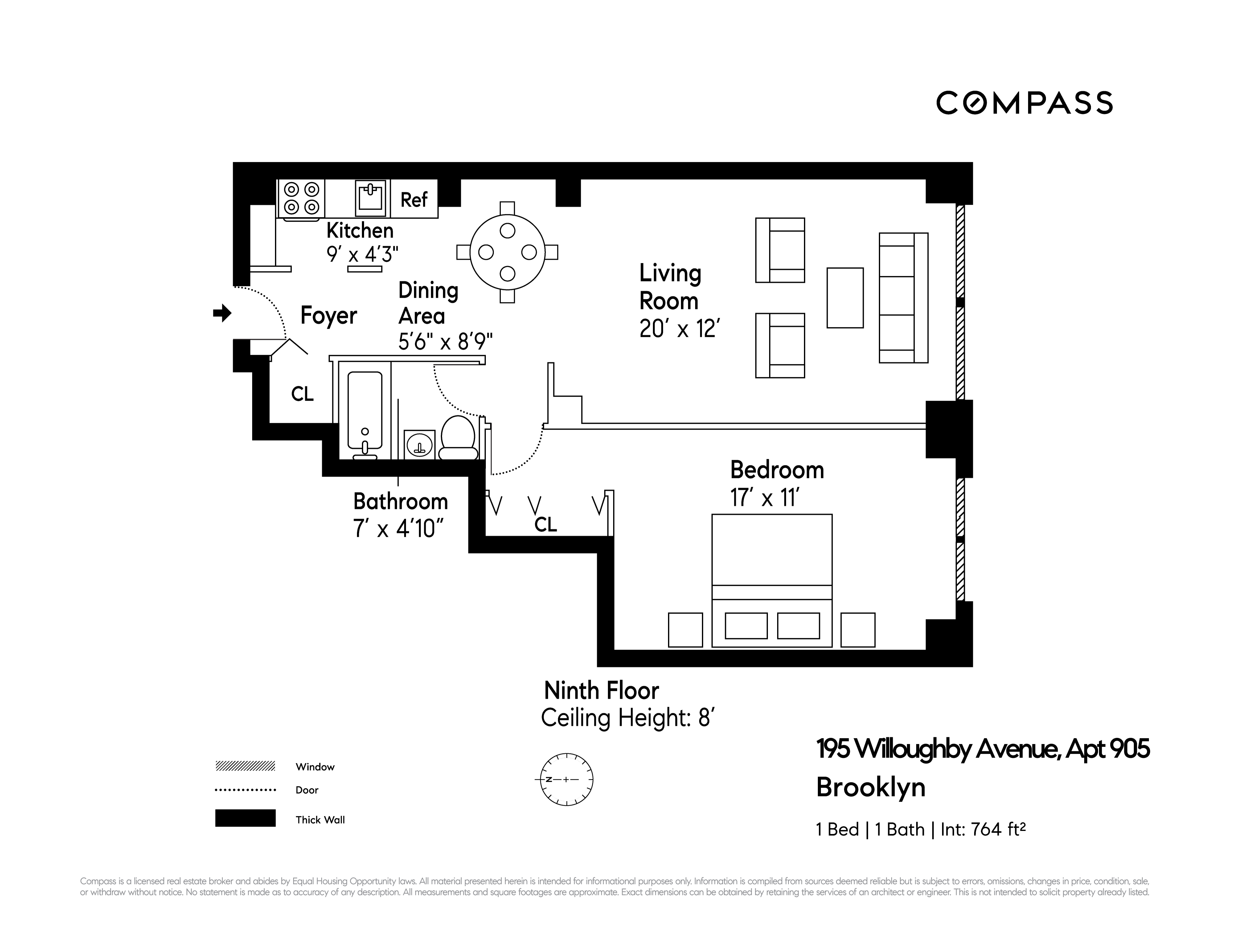 195 Willoughby Avenue, Unit 905 Brooklyn, NY 11205 - Photo 7 of 7 unknown