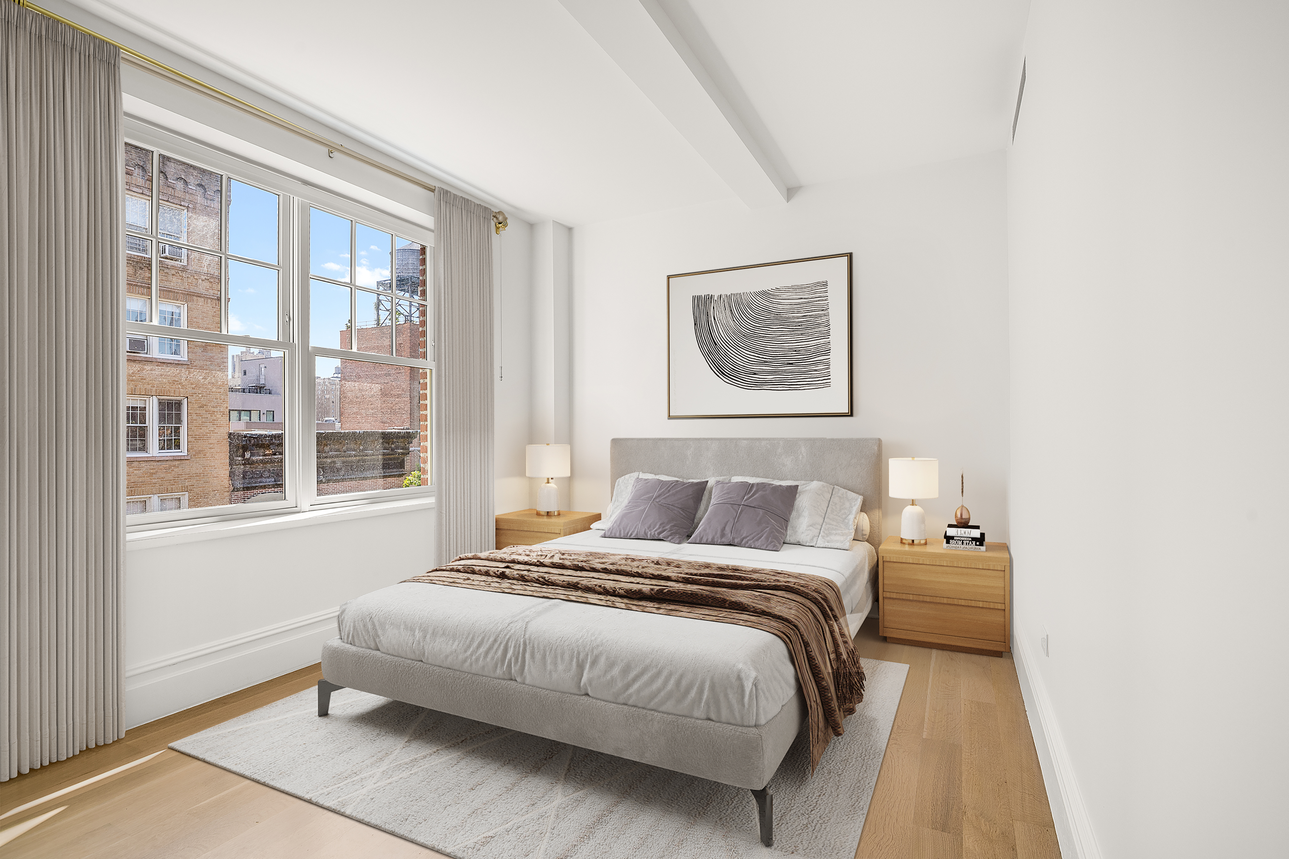 150 West 82nd Street, Unit 7A Manhattan, NY 10024 - Photo 5 of 15 a bedroom with a bed and a window