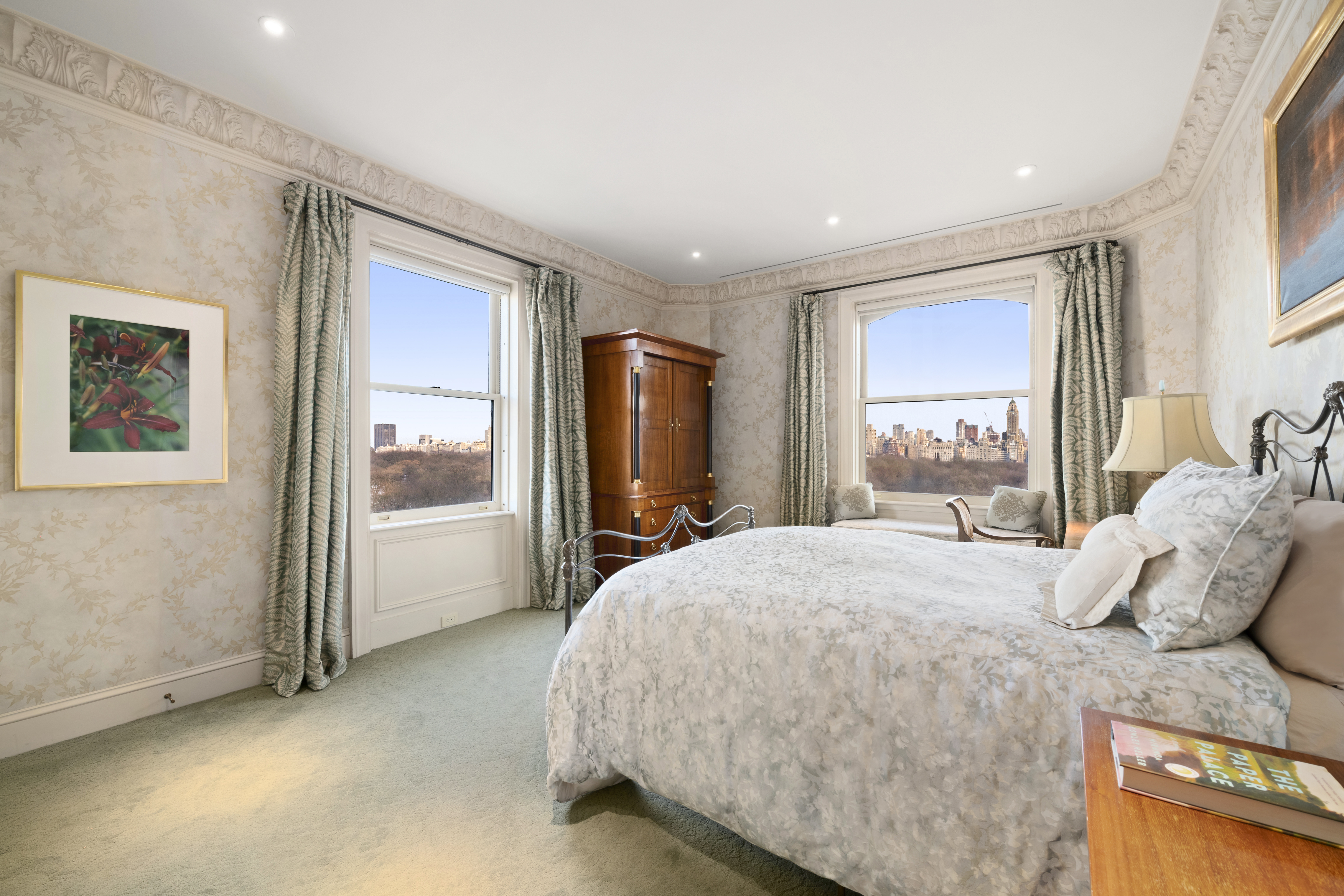 151 Central Park West, Unit 11NORTH Manhattan, NY 10023 - Photo 11 of 19 a bedroom with a bed and dresser with mirror