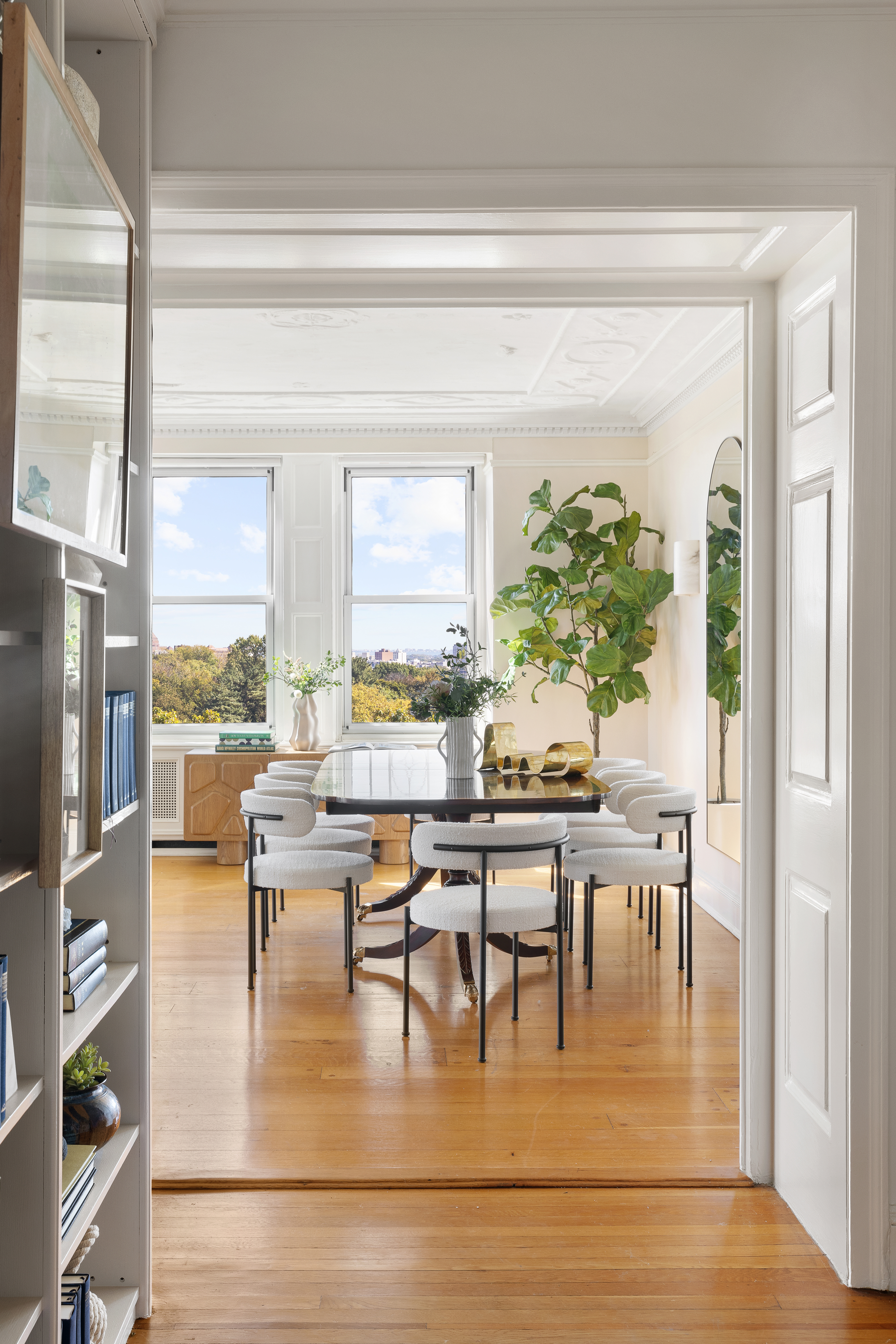35 Prospect Park West, Unit 10B Brooklyn, NY 11215 - Photo 6 of 19 a dining room with furniture window and wooden floor