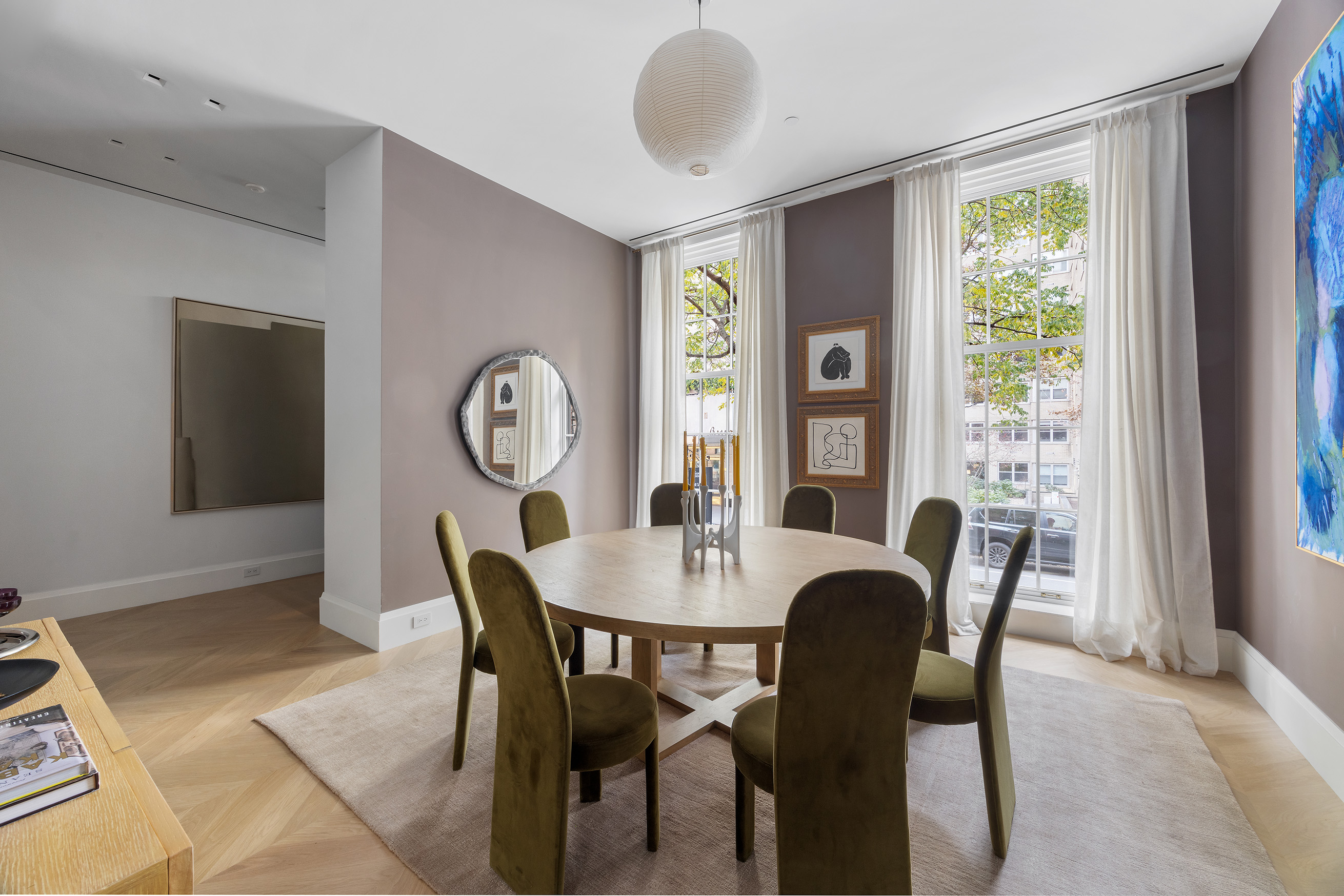 17 East 9th Street Manhattan, NY 10003 - Photo 11 of 32 a view of a dining room with furniture window and outside view