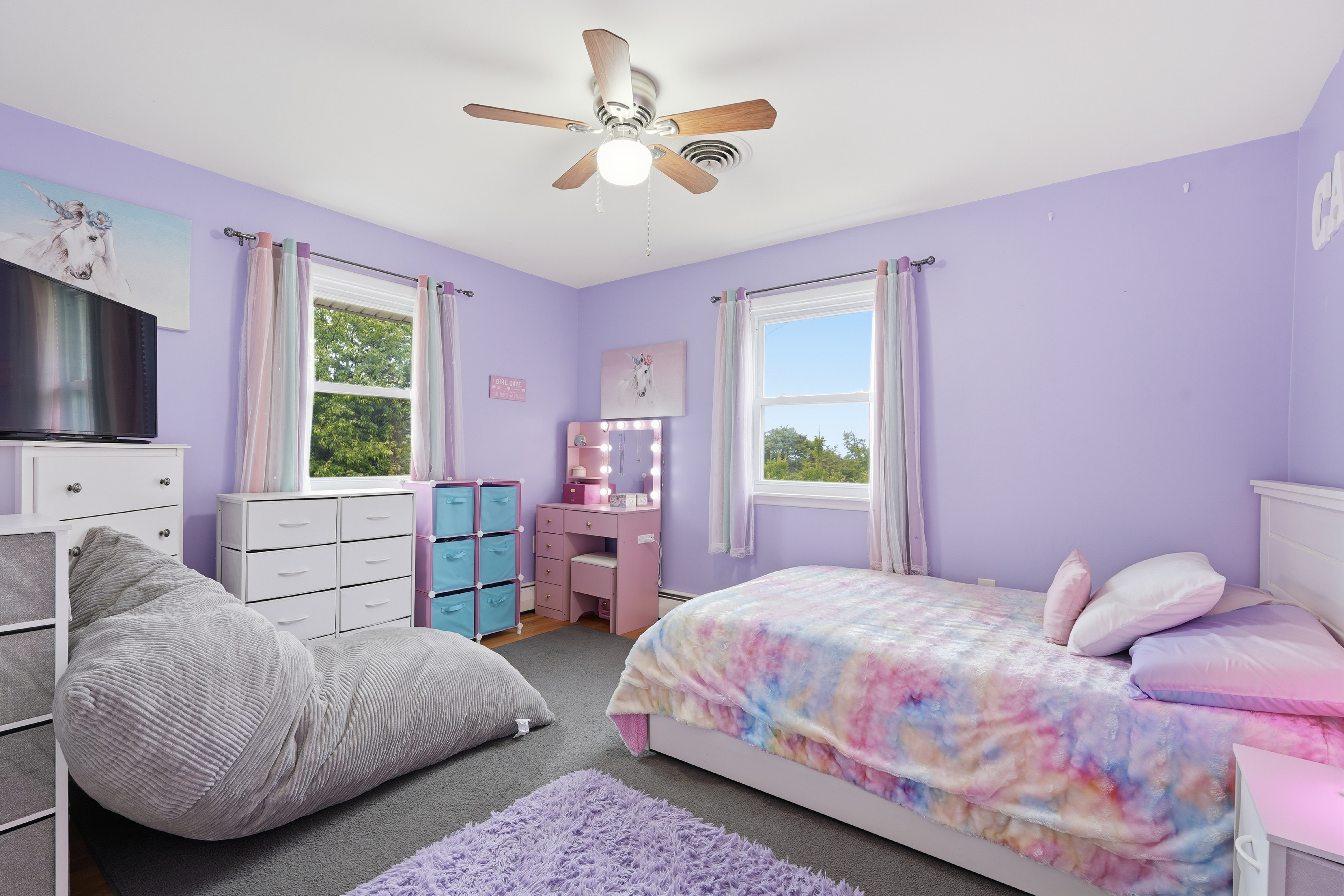 7717 McKaig Road Frederick, MD 21701 - Photo 24 of 53 a bedroom with a bed a window and a chandelier
