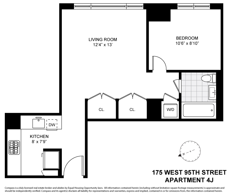 175 West 95th Street, Unit 4J Manhattan, NY 10025 - Photo 11 of 11 Gallery Image 11