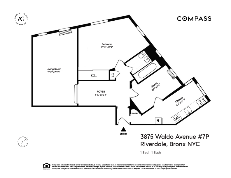 3875 Waldo Avenue, Unit 7P Bronx, NY 10463 - Photo 8 of 8 a picture of a wall with a white wall