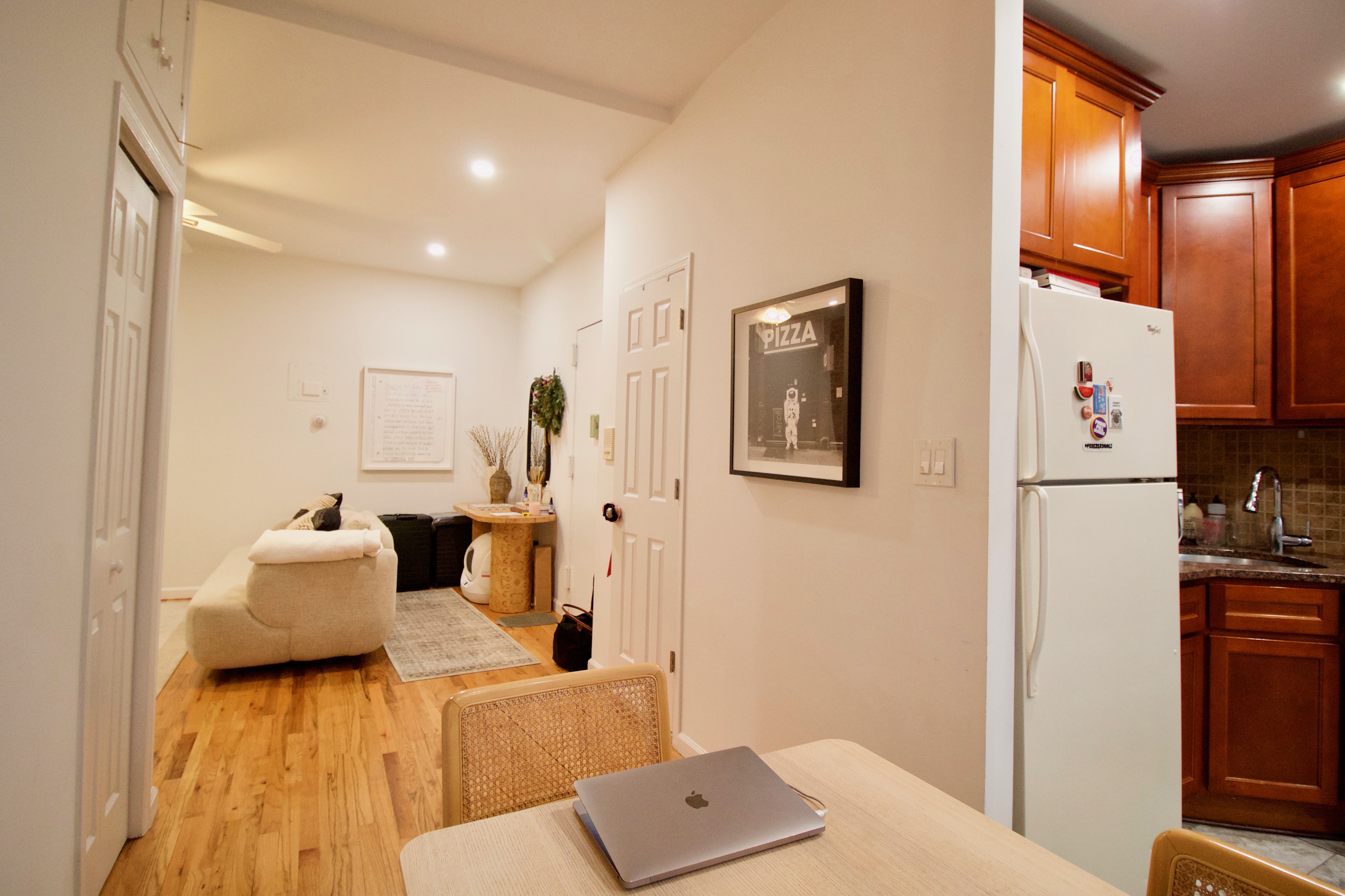 134 Union Street, Unit 2R Brooklyn, NY 11231 - Photo 10 of 23 a living room with furniture and a flat screen tv