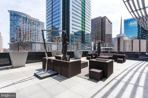 a view of outdoor space with seating area