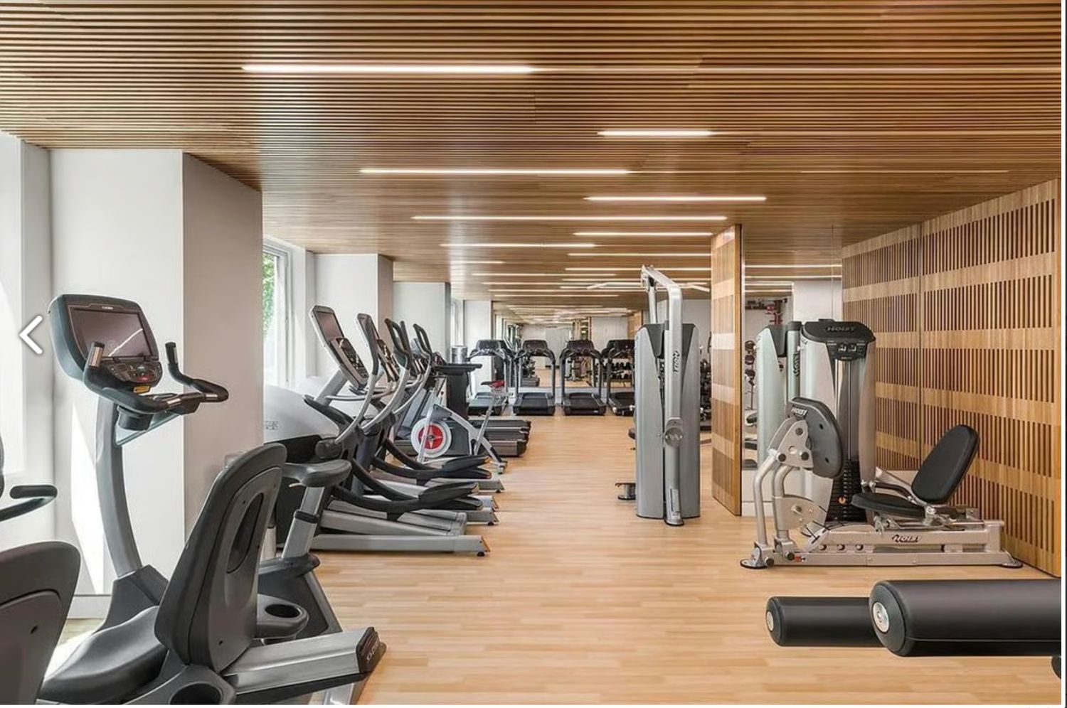 301 West 53rd Street, Unit 21B Manhattan, NY 10019 - Photo 18 of 20 a view of a room with gym equipment