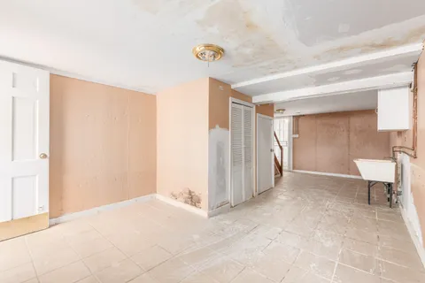 a view of a room with natural light