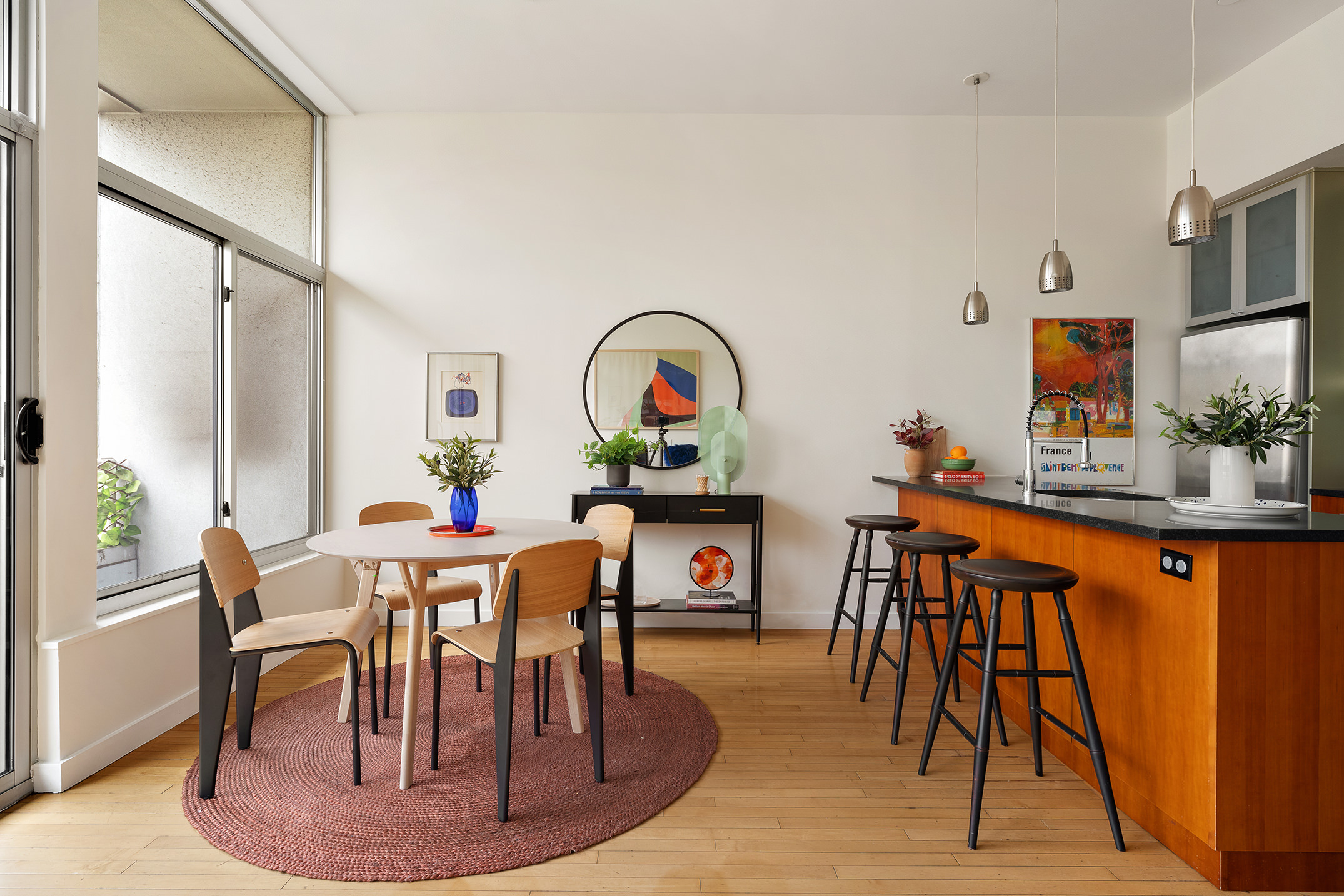 524 St Johns Place, Unit 4C Brooklyn, NY 11238 - Photo 2 of 10 a view of a dining room with furniture and wooden floor