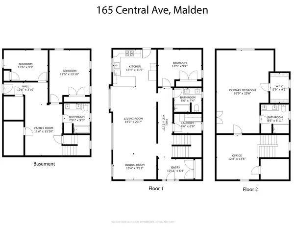 $925,000 | 165 Central Avenue, Malden, MA 02148