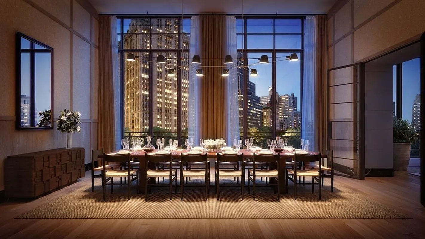25 Park Row, Unit 11B Manhattan, NY 10038 - Photo 9 of 15 a dining room with furniture and window