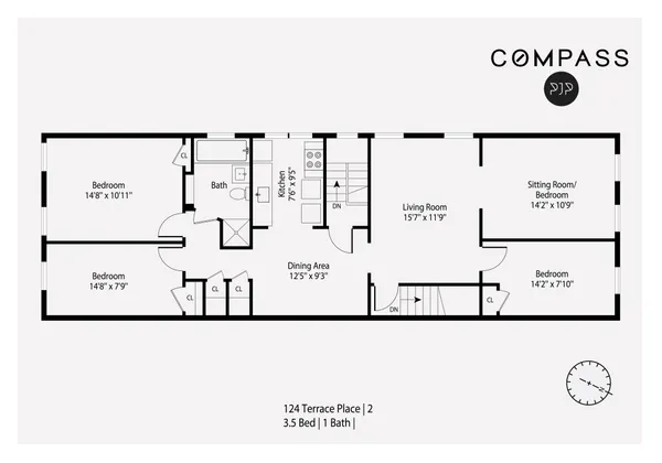 $5,500 | 124 Terrace Place, Unit 2 | Windsor Terrace