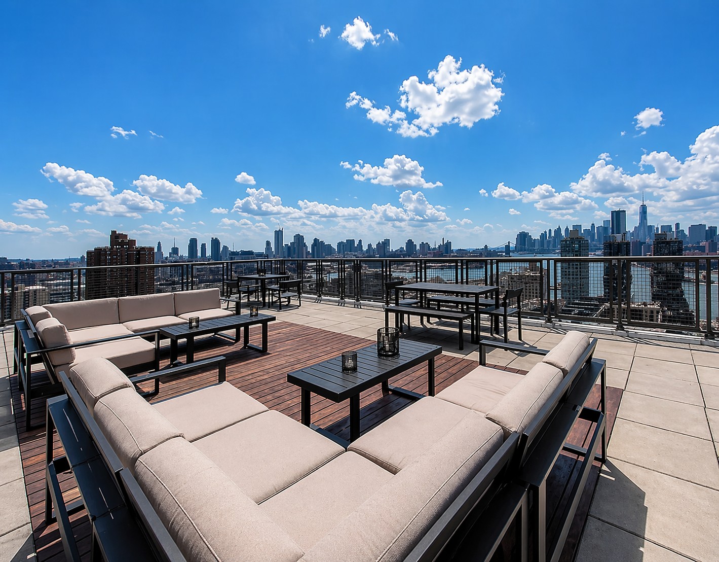 424 Bedford Avenue, Unit 8B Brooklyn, NY 11249 - Photo 20 of 21 a view of a terrace with sitting area