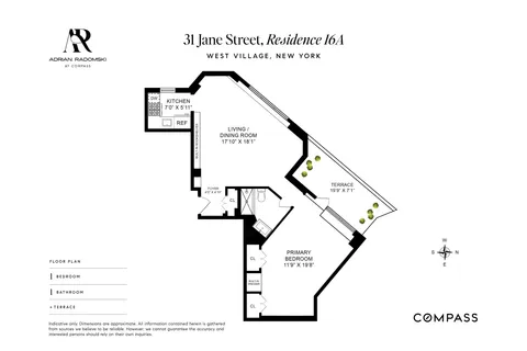 a picture of a park with a floor to ceiling fan