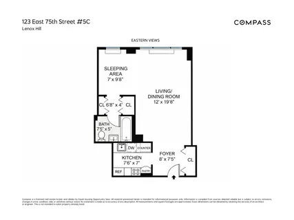 $565,000 | 123 East 75th Street, Unit 5C | Lenox Hill