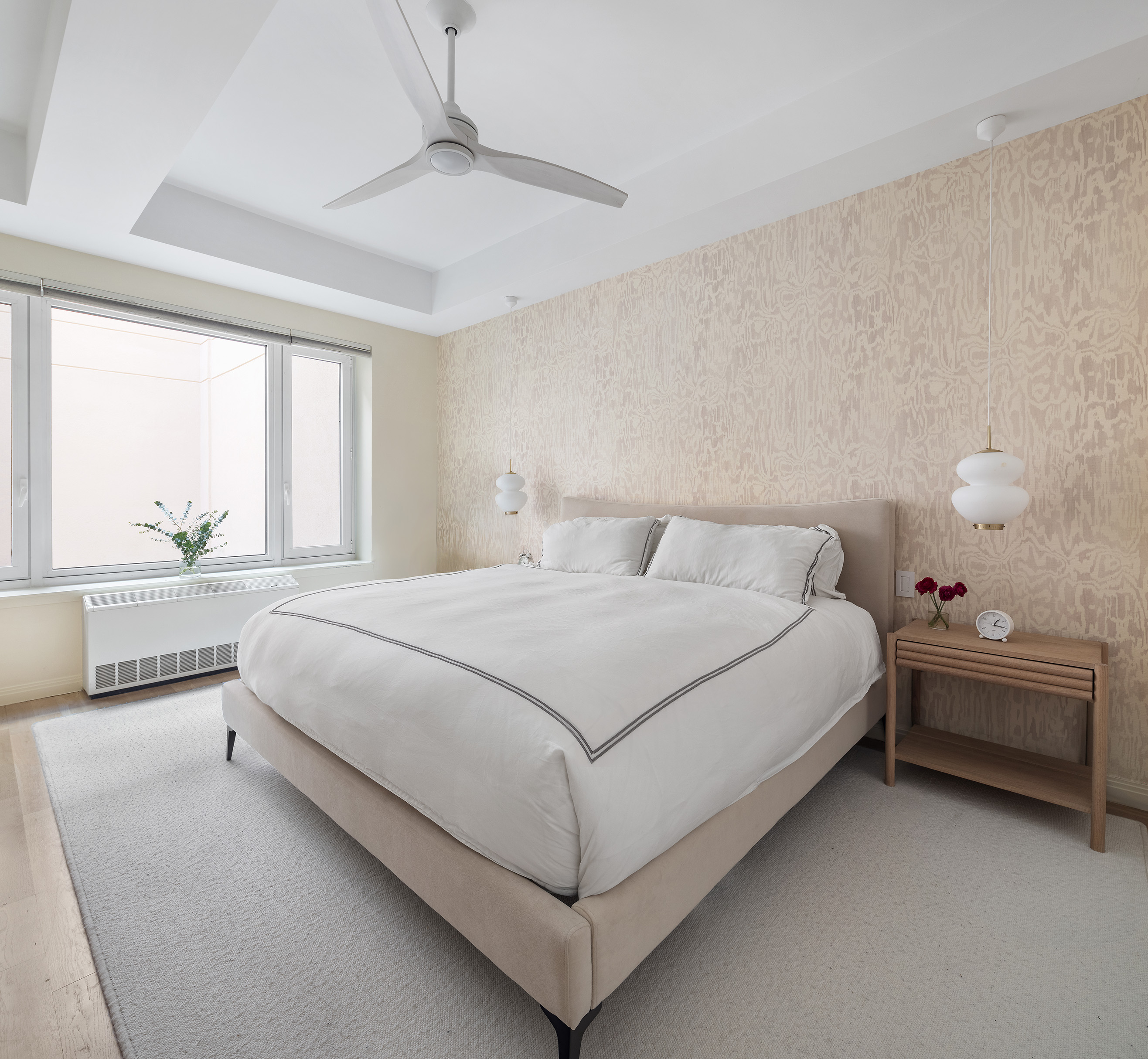 9 College Place, Unit 2K Brooklyn, NY 11201 - Photo 7 of 17 a bedroom with a bed and a window