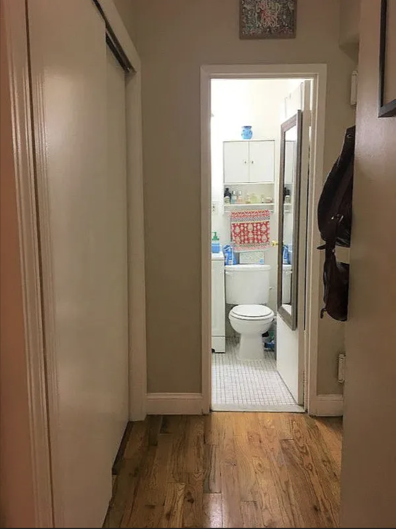 305 East 95th Street, Unit 4E Manhattan, NY 10128 - Photo 6 of 12 a bathroom with a toilet and a shower