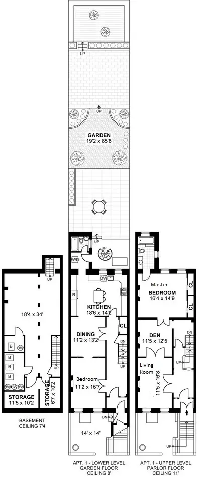 $6,800 | 688 Saint Marks Avenue, Unit GARDEN | Crown Heights