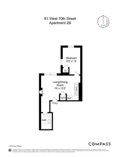 $4,750 | 61 West 70th Street, Unit 2B | Upper West Side