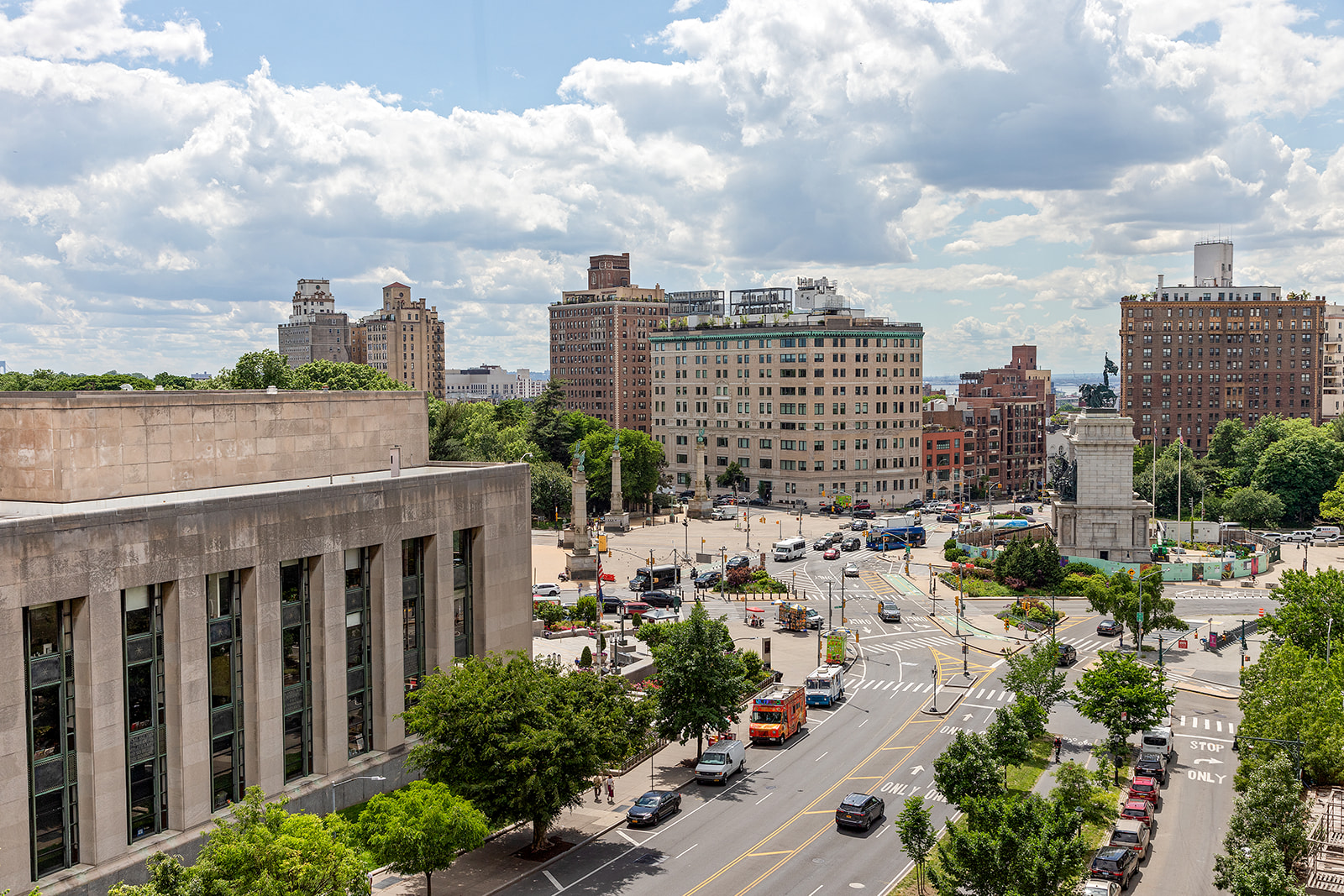 41 Eastern Parkway, Unit 8B Brooklyn, NY 11238 - Photo 9 of 13 a view of a city with tall buildings