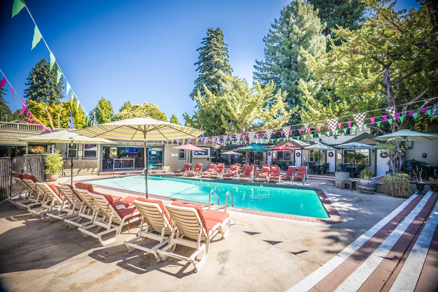 a bedroom with a bed a chandelier and a window